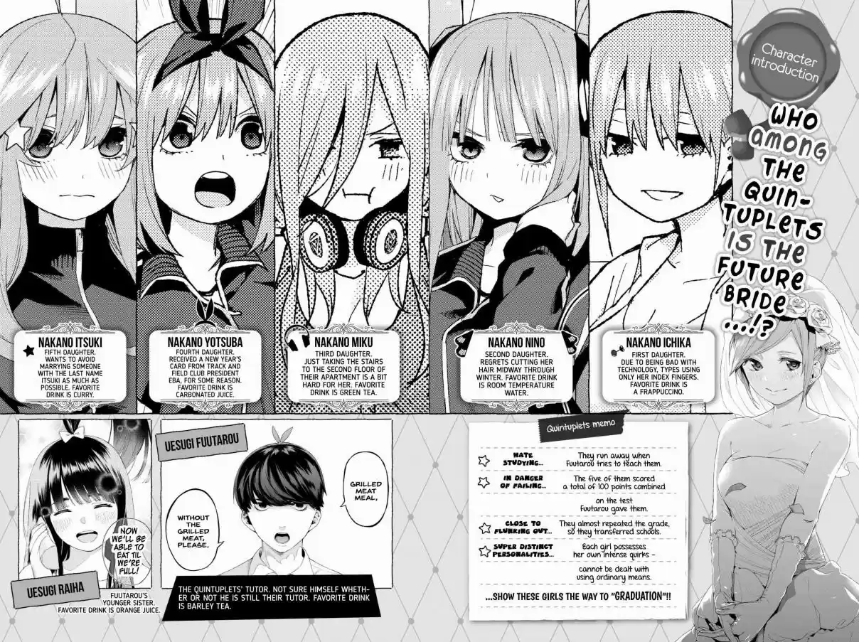 5Toubun no Hanayome Vol. 7 Ch. 59.5 Vol 7 Extras