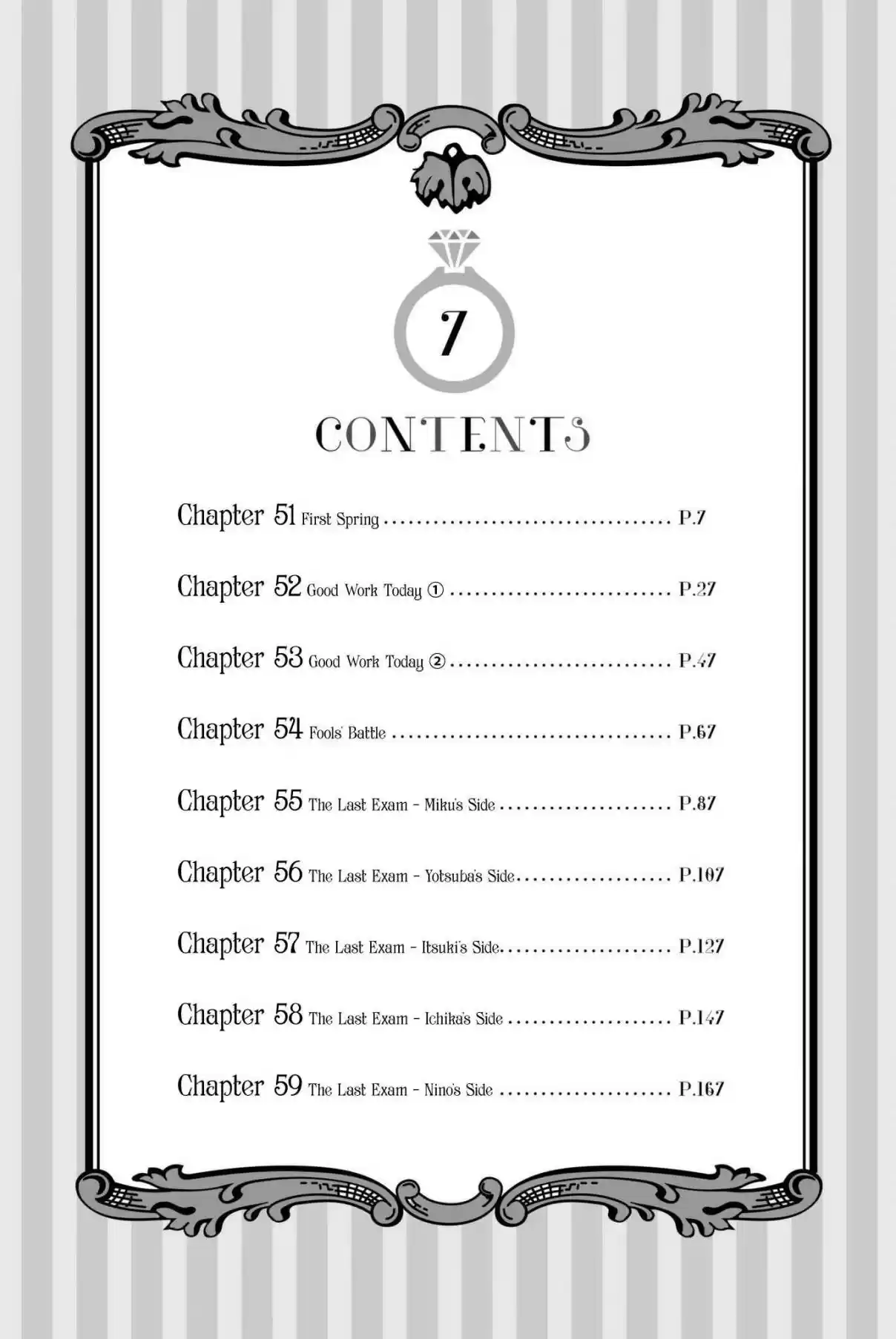 5Toubun no Hanayome Vol. 7 Ch. 59.5 Vol 7 Extras