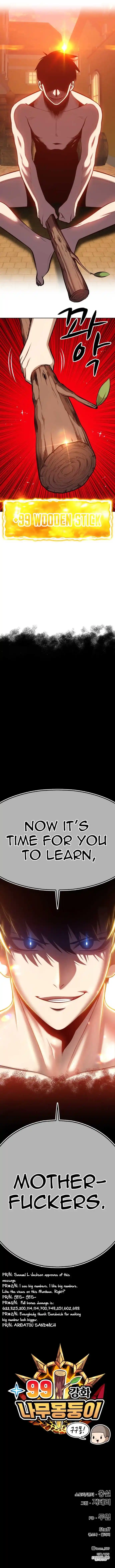 99 Reinforced Wood Stick Chapter 99