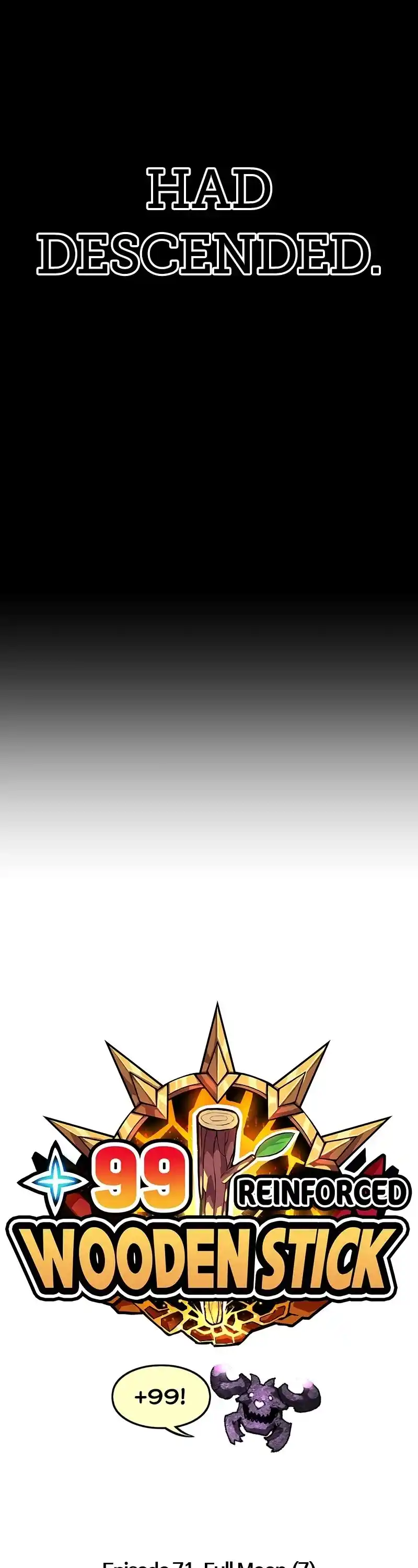 +99 Wooden Stick Chapter 71