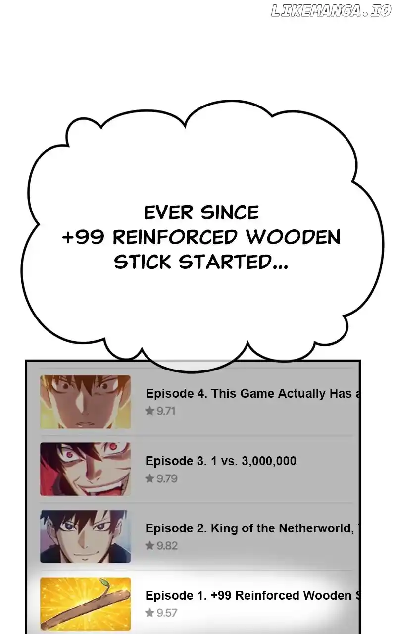 +99 Wooden Stick Chapter 86
