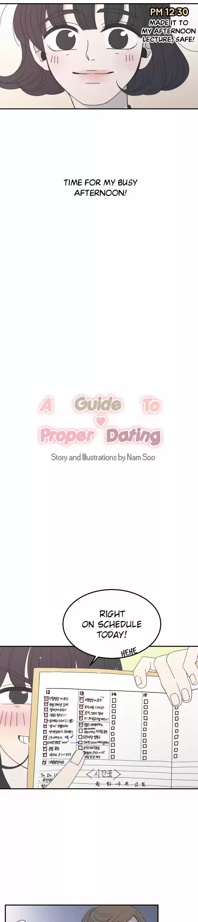 A Guide to Proper Dating Ch. 1