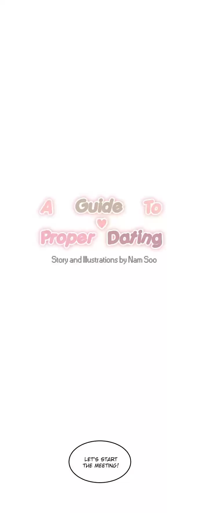 A Guide to Proper Dating Ch. 8