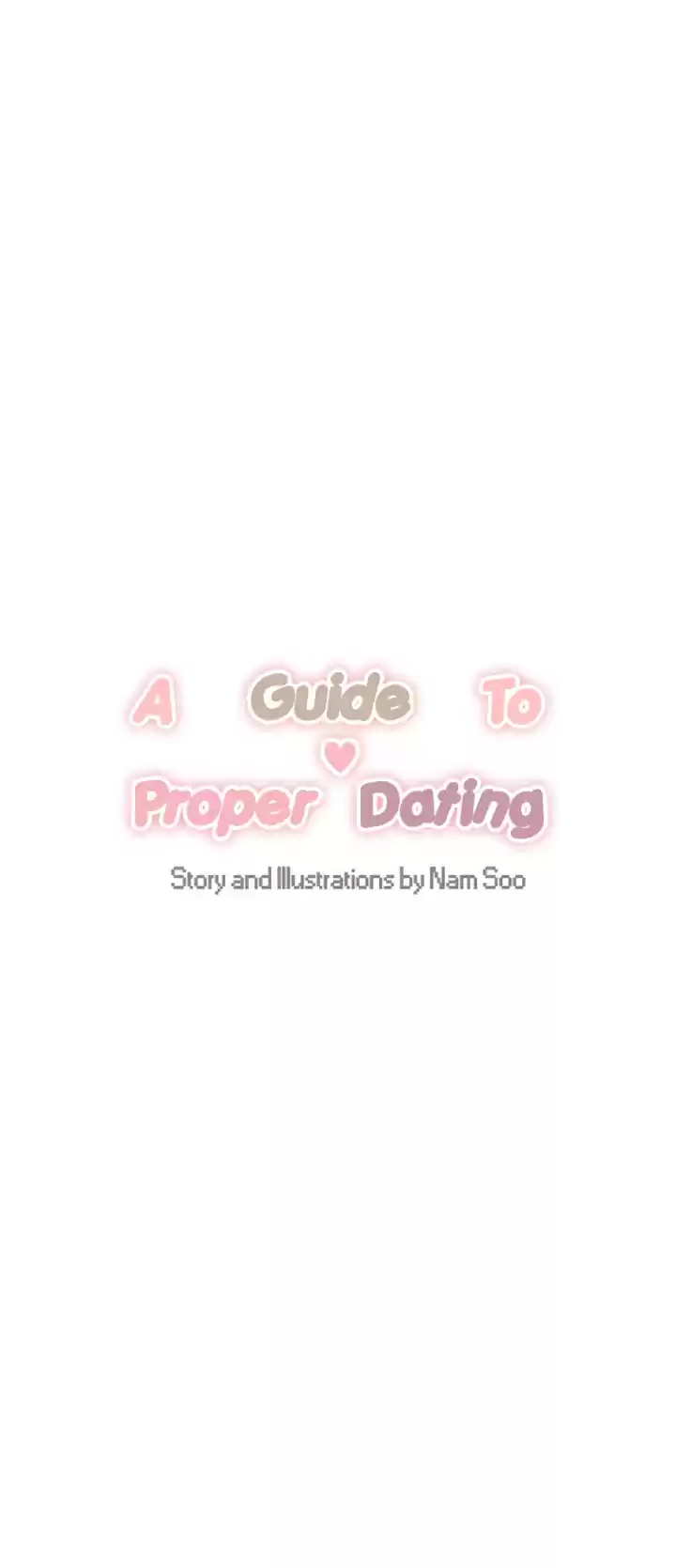 A Guide to Proper Dating ch.30