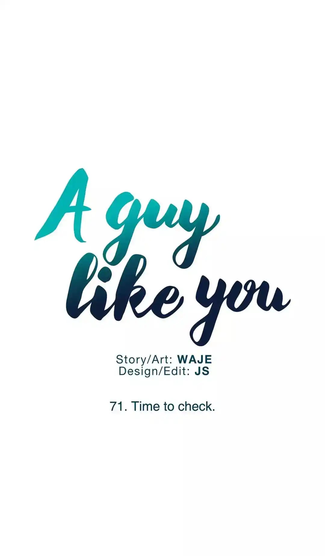 A Man Like You Chapter 71