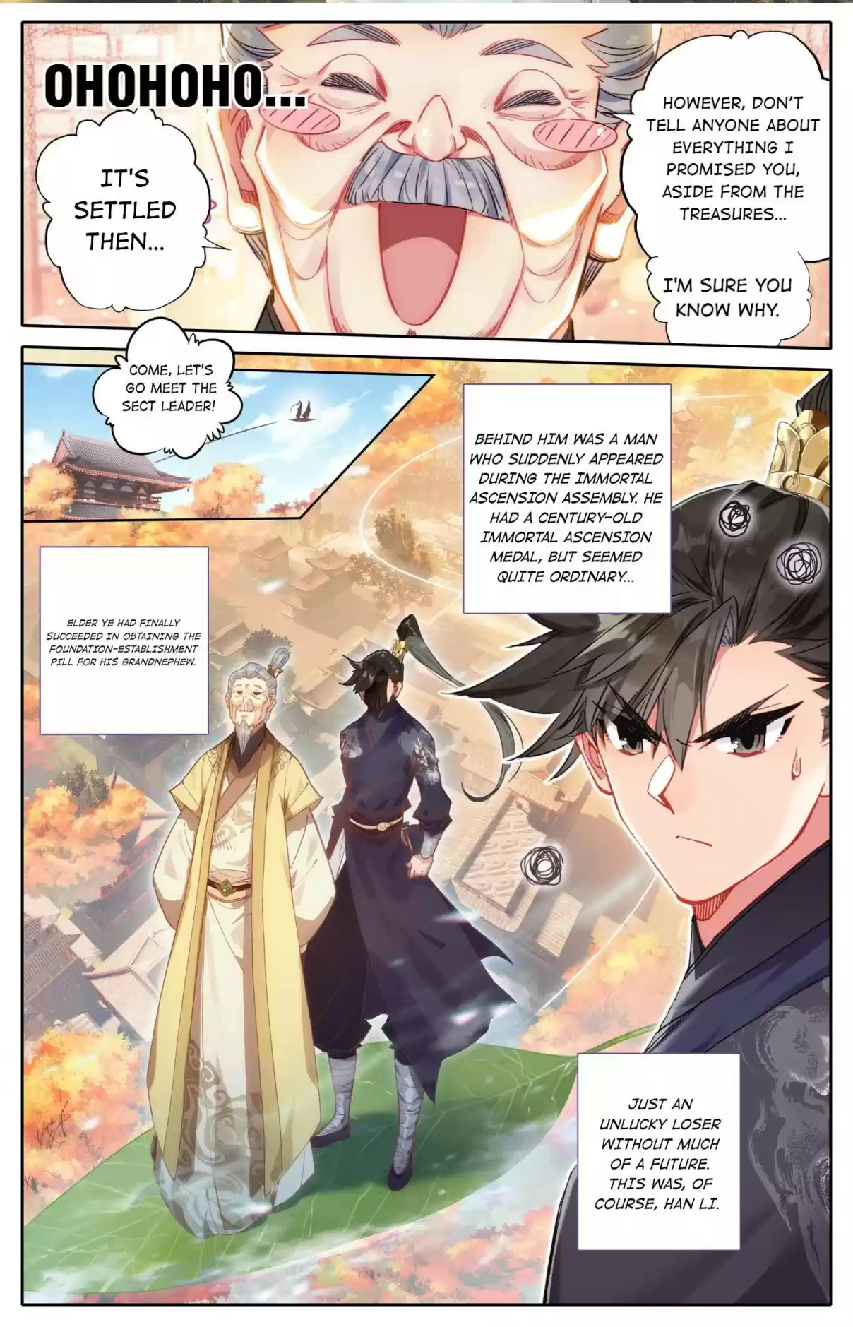 A Record of a Mortal's Journey to Immortality 69.1 The First Look at the Yellow Maple Valley