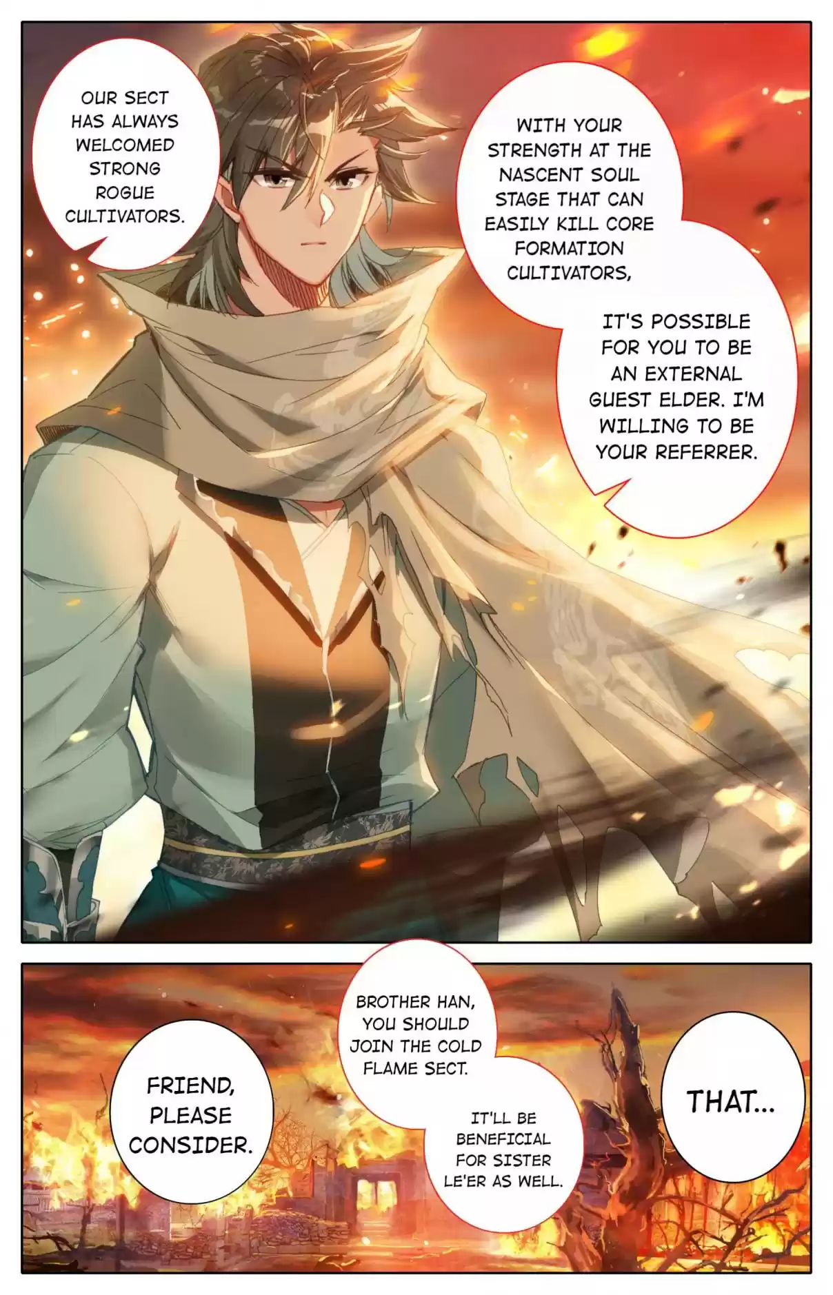 A Record of a Mortal's Journey to Immortality—Immortal World Arc 19 Cold Flame Sect