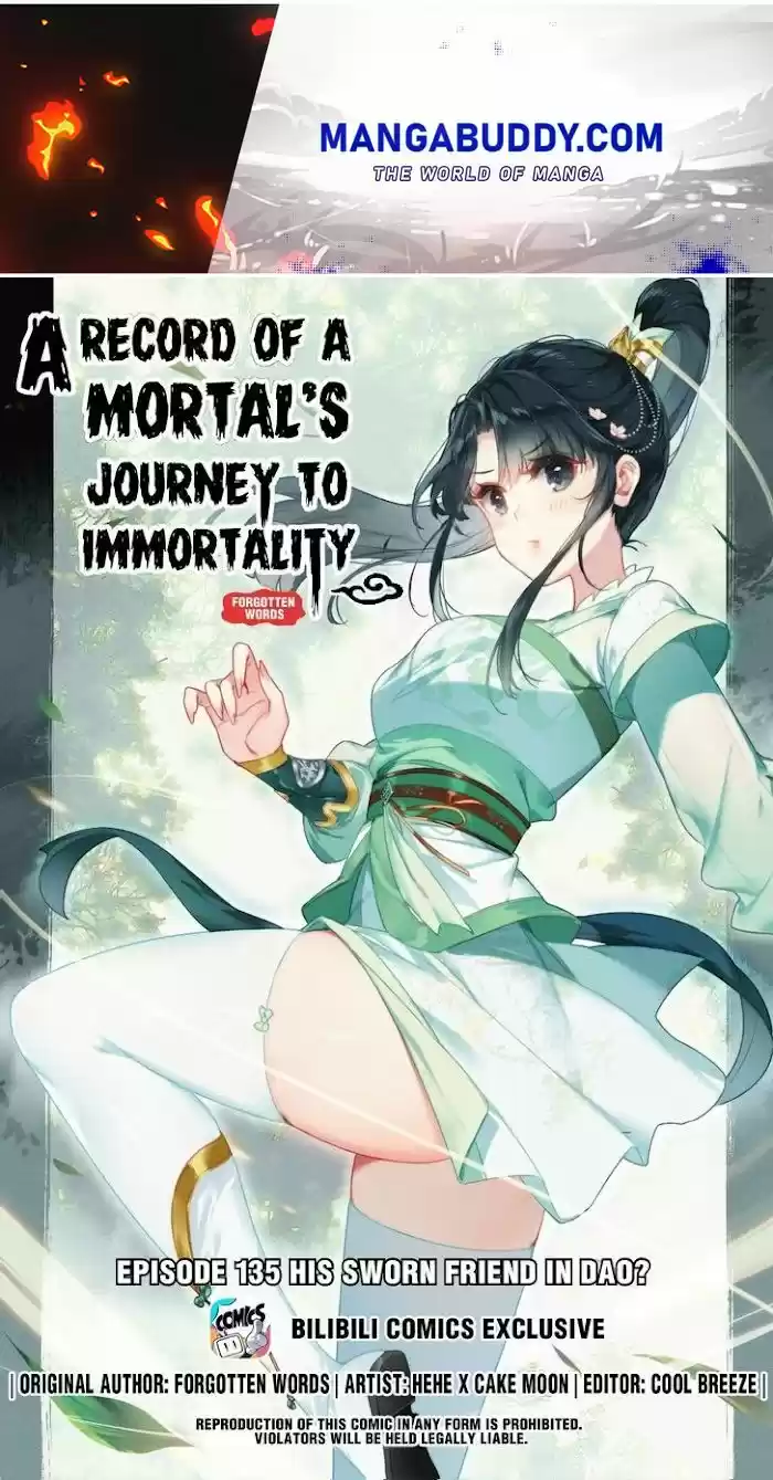 A Record Of A Mortal's Journey To Immortality—Immortal World Arc Chapter 135