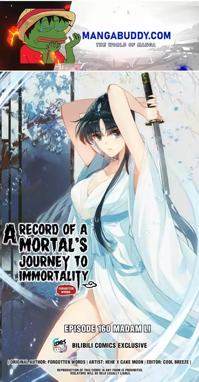 A Record Of A Mortal's Journey To Immortality—Immortal World Arc Chapter 160