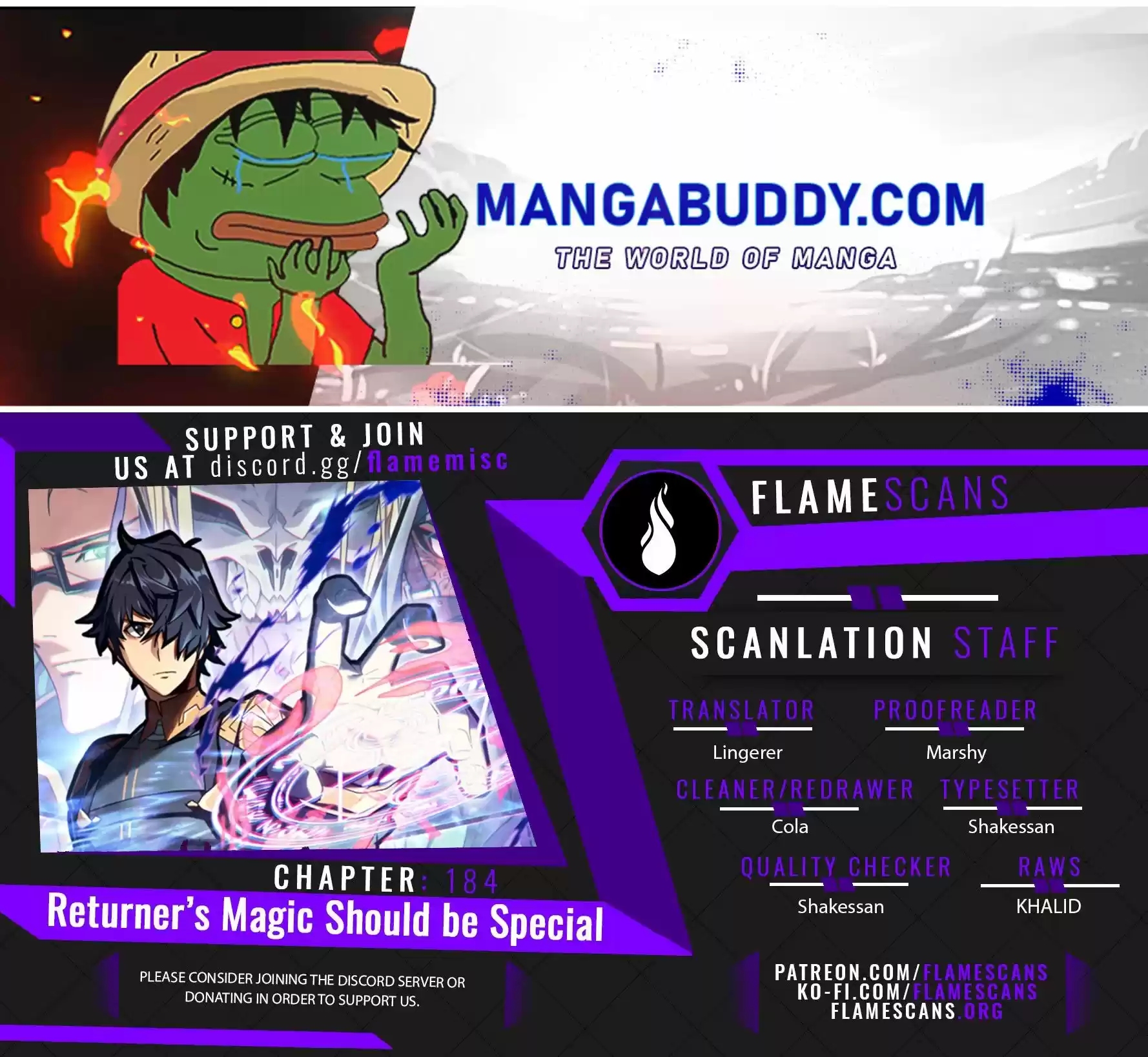 A Returner's Magic Should Be Special Chapter 184