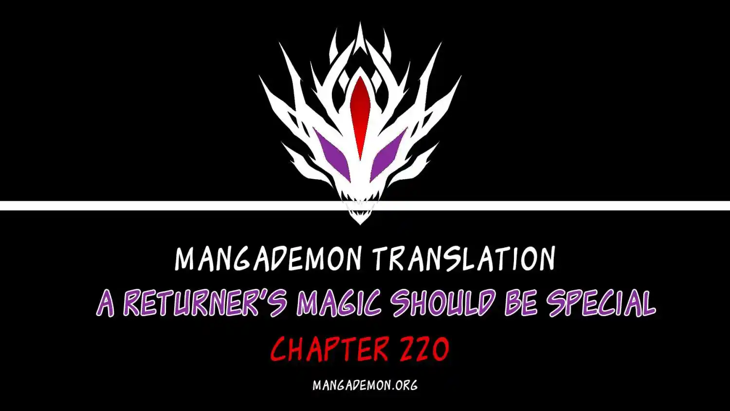 A Returner's Magic Should Be Special Chapter 220