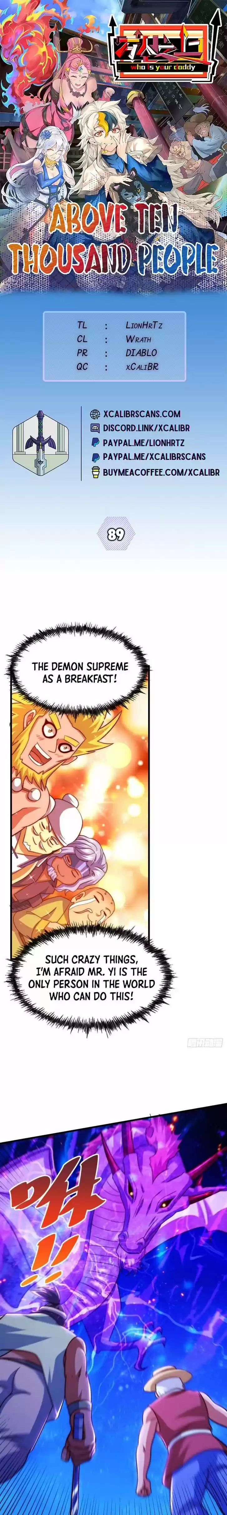 Above Ten Thousand People Ch.089