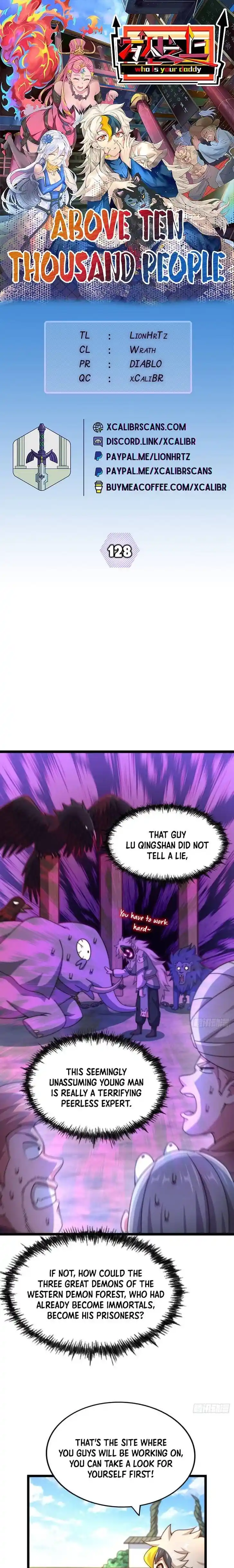 Above Ten Thousand People Ch.128