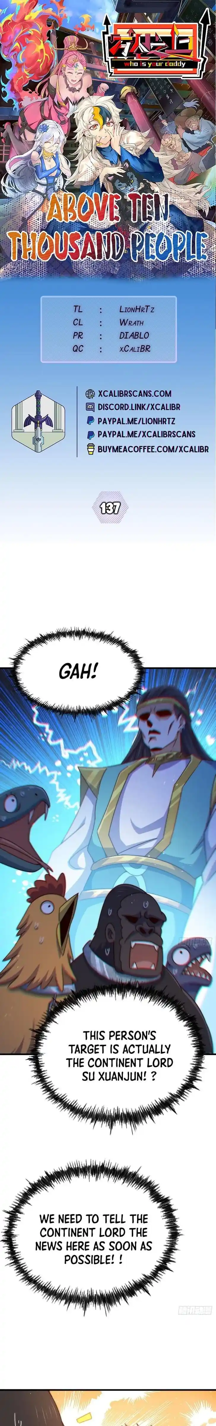 Above Ten Thousand People Ch.138