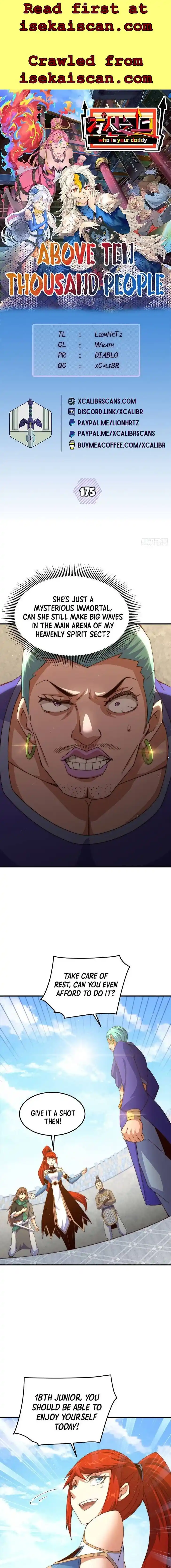 Above Ten Thousand People Ch.175