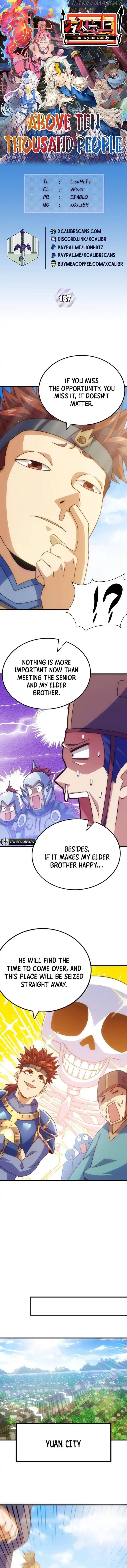 Above Ten Thousand People Ch.187