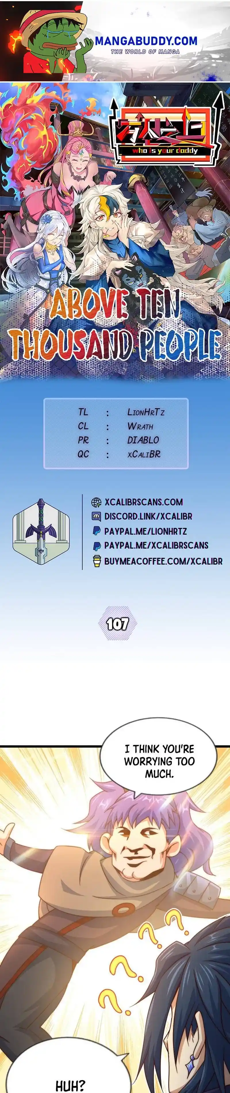 Above Ten Thousand People Chapter 107