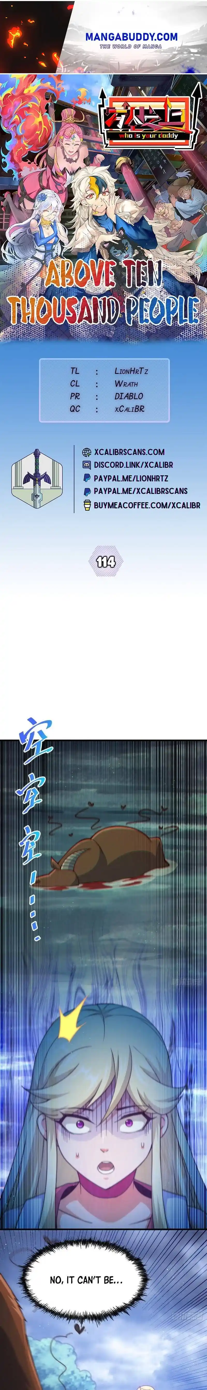 Above Ten Thousand People Chapter 114