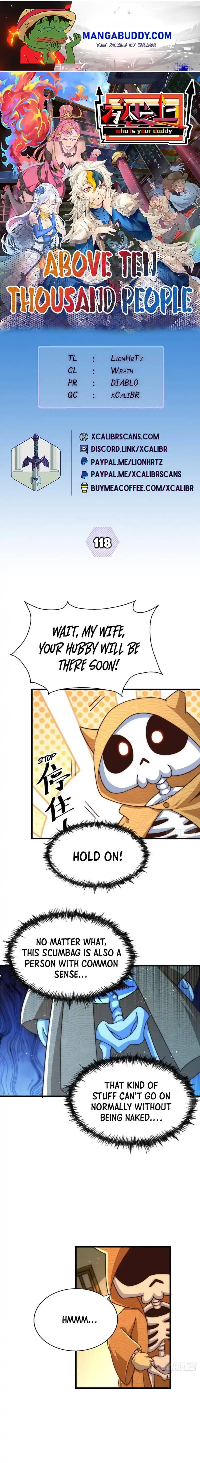 Above Ten Thousand People Chapter 118