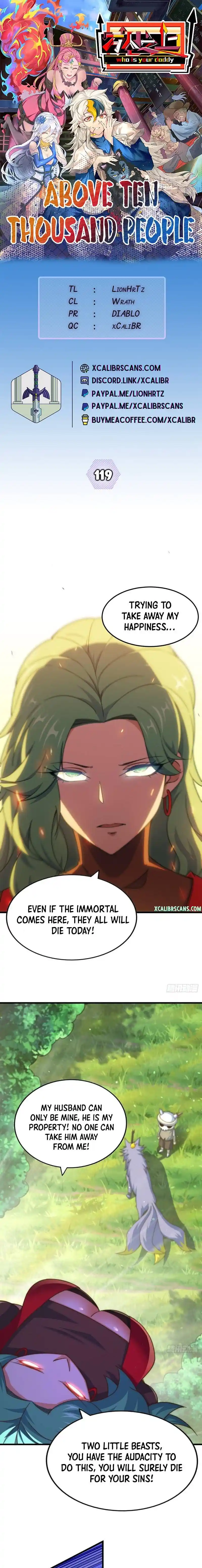 Above Ten Thousand People Chapter 119