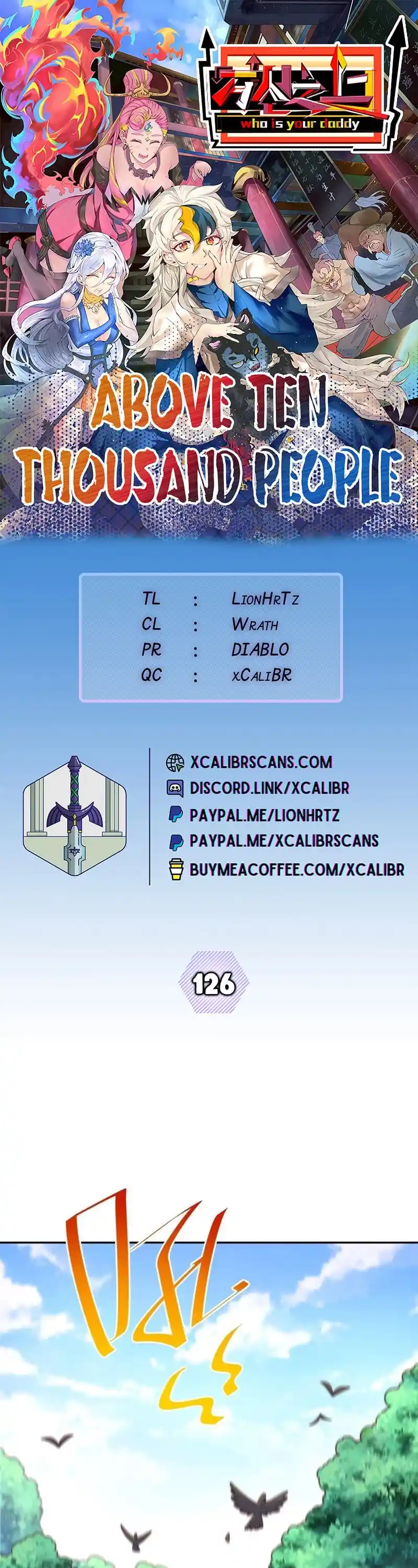 Above Ten Thousand People Chapter 126