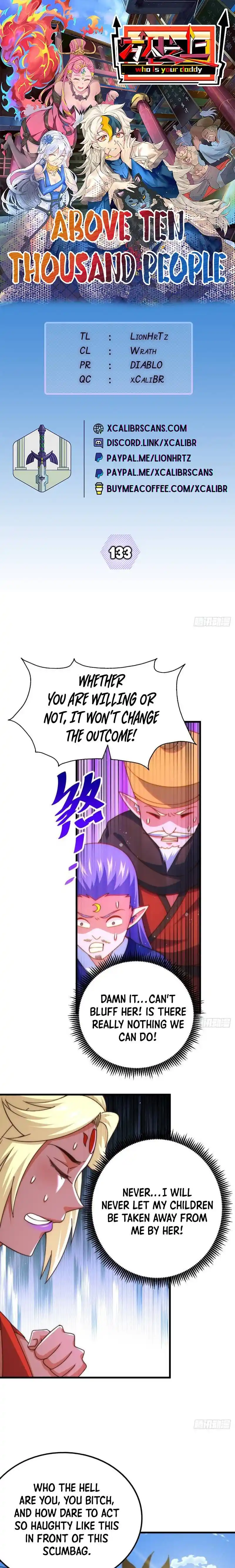 Above Ten Thousand People Chapter 133