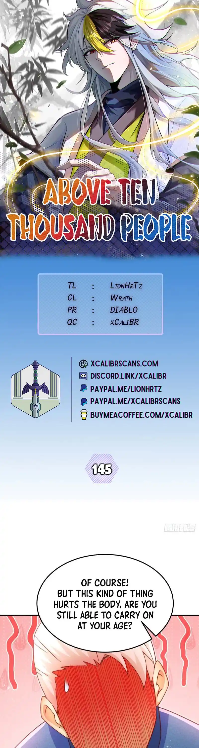 Above Ten Thousand People Chapter 145