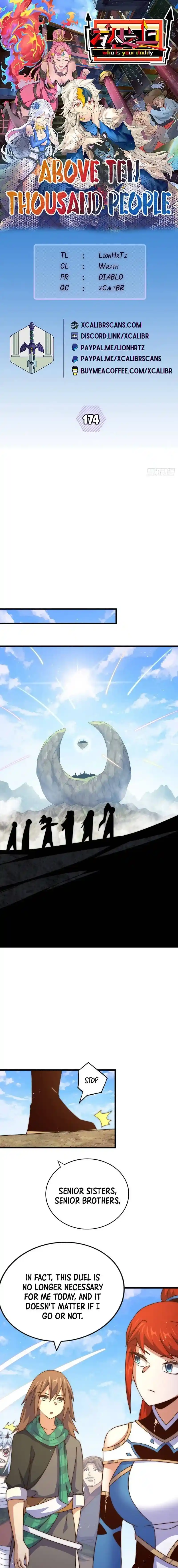 Above Ten Thousand People Chapter 174