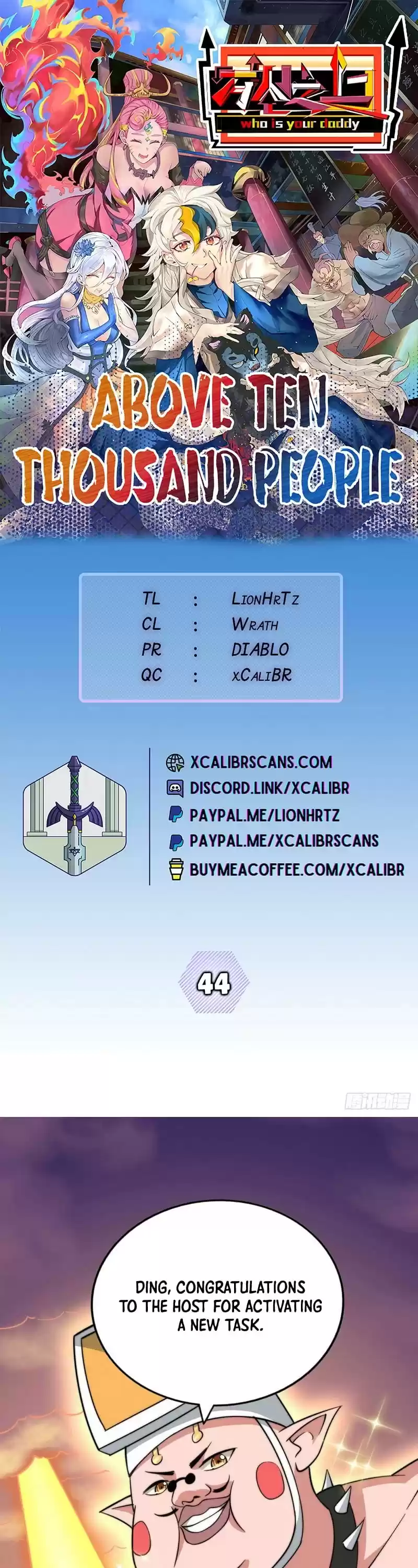 Above Ten Thousand People Chapter 44