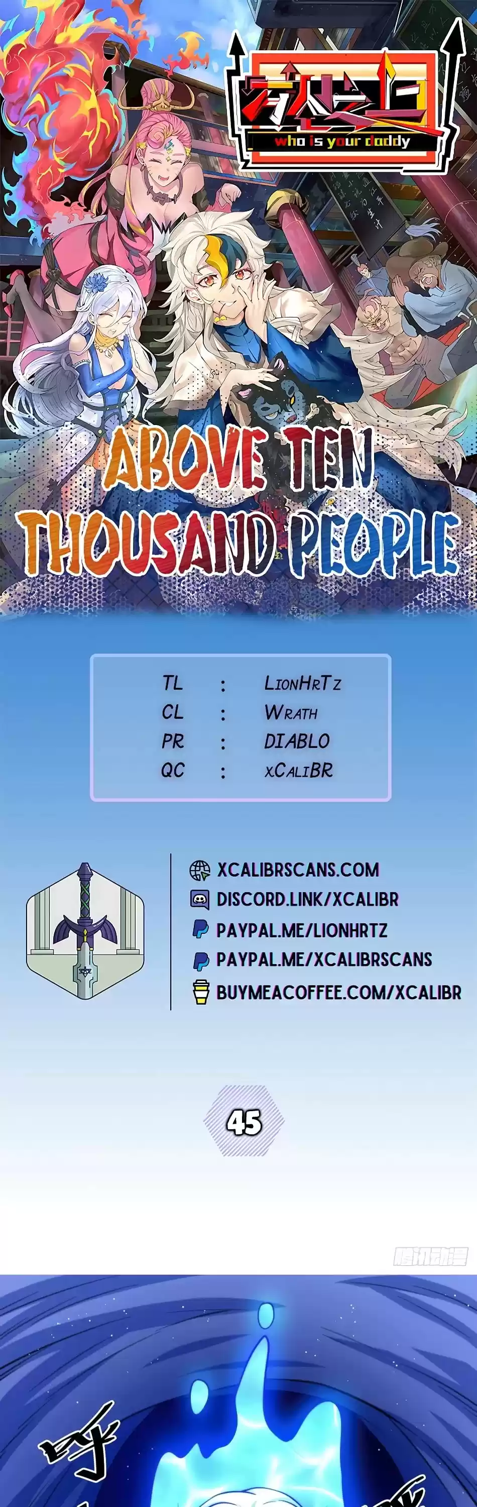 Above Ten Thousand People Chapter 45