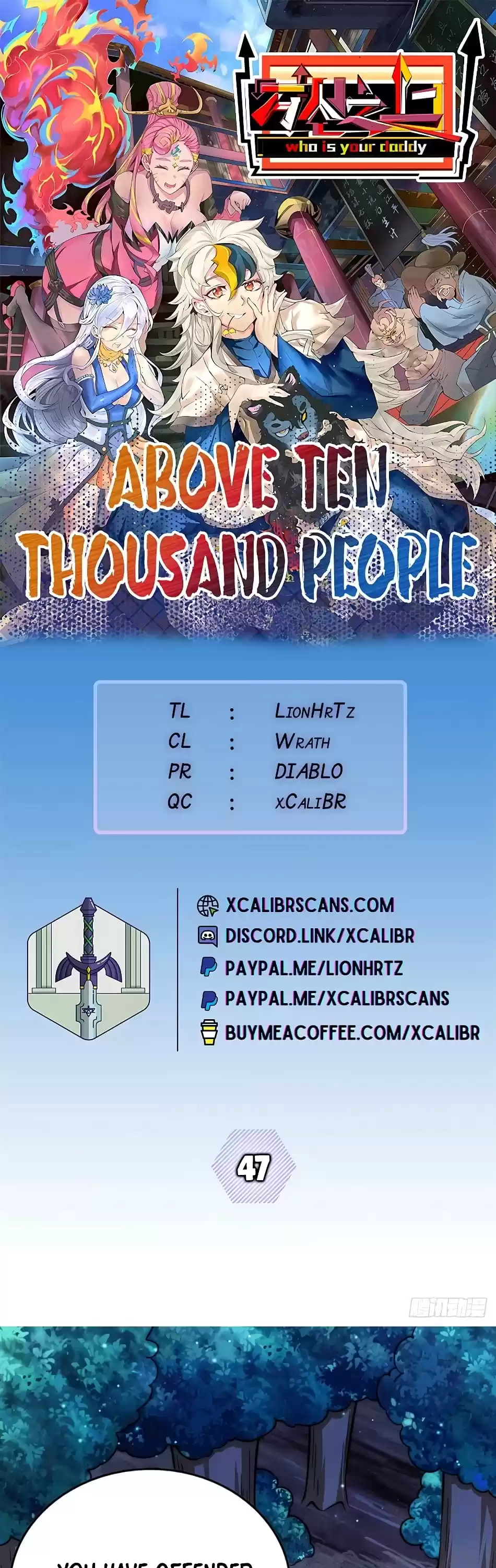 Above Ten Thousand People Chapter 47