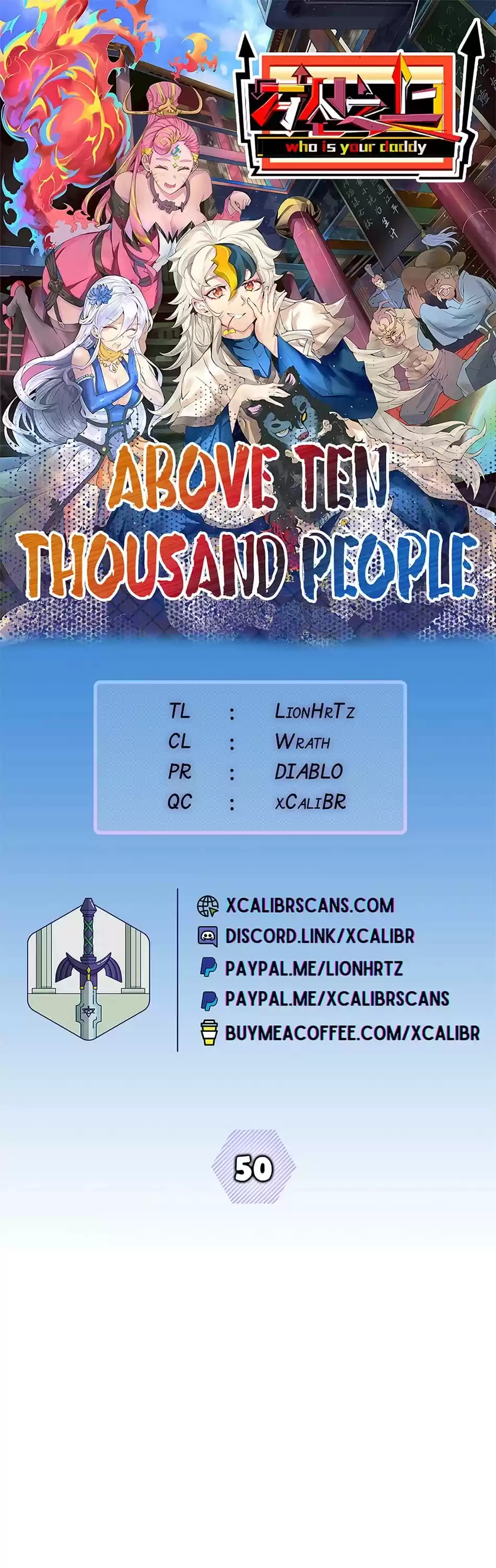 Above Ten Thousand People Chapter 50