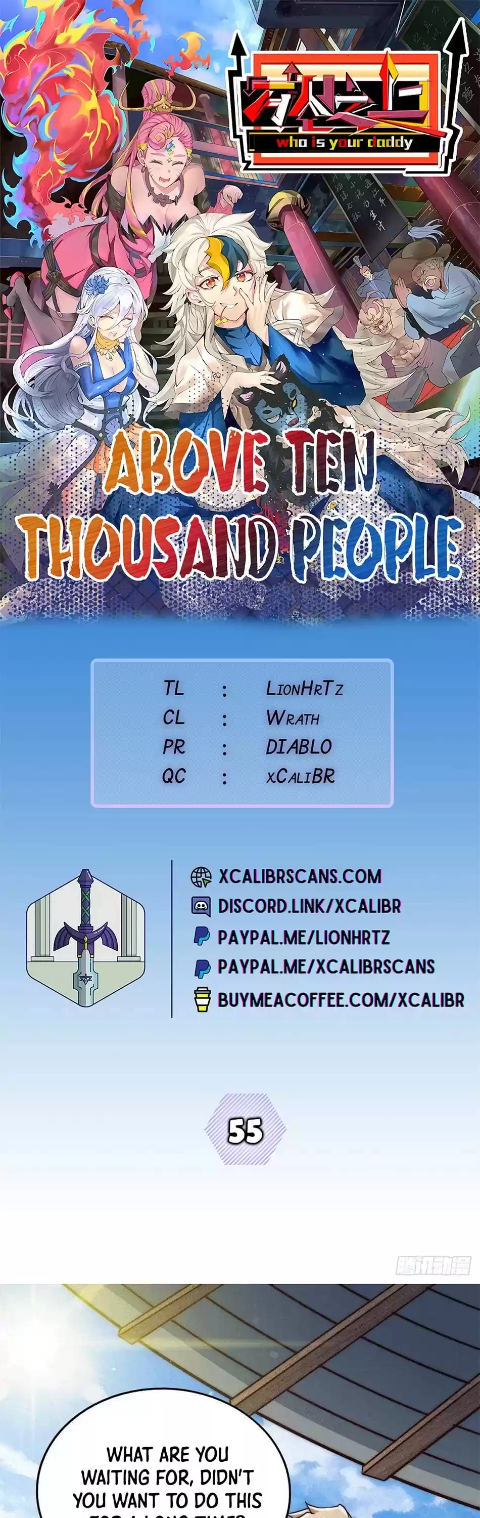 Above Ten Thousand People Chapter 55