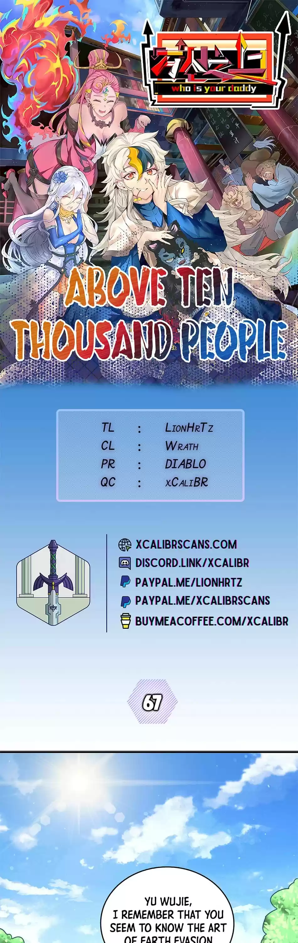 Above Ten Thousand People Chapter 67