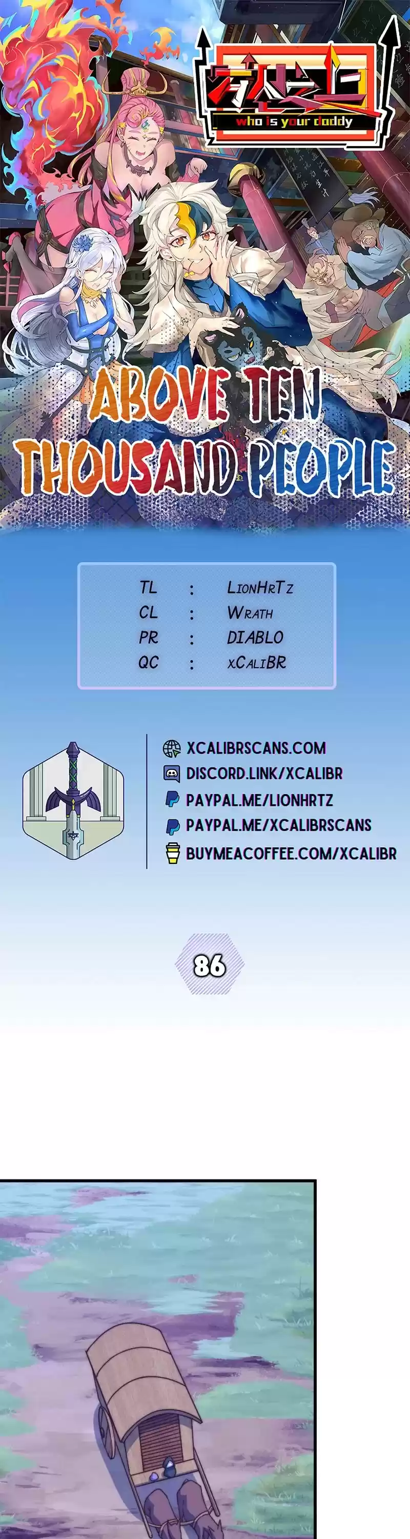 Above Ten Thousand People Chapter 86