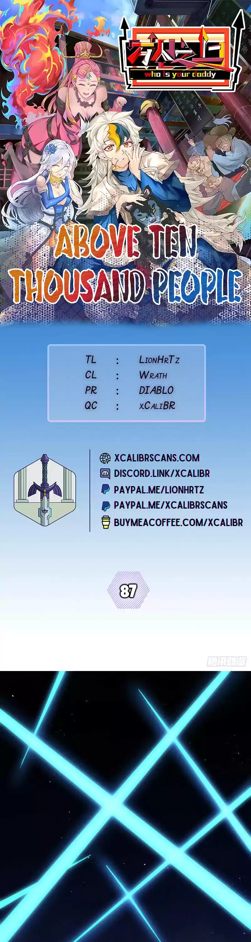 Above Ten Thousand People Chapter 87