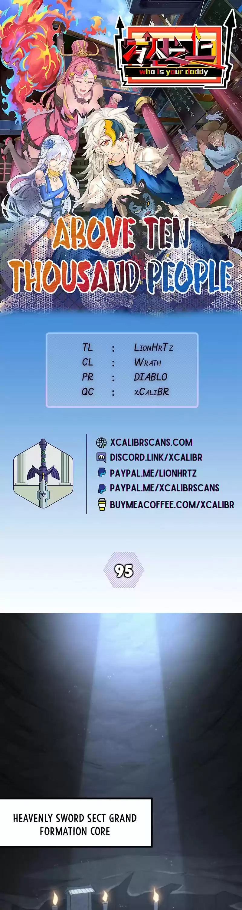 Above Ten Thousand People Chapter 95