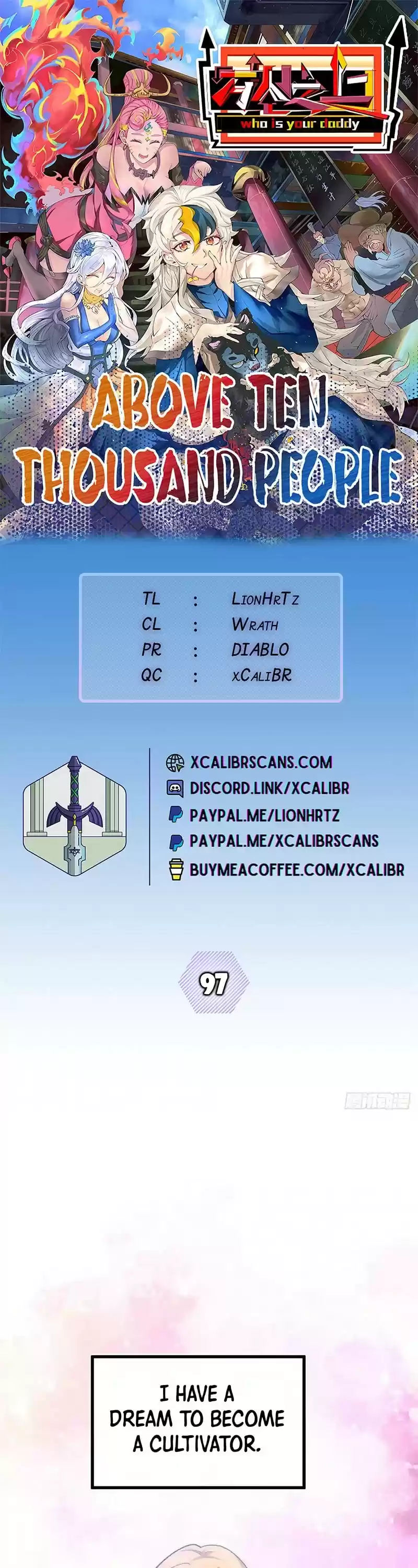 Above Ten Thousand People Chapter 97