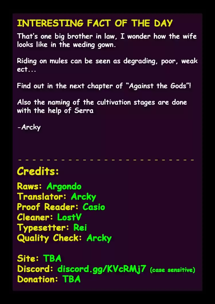 Against the Gods Ch. 3