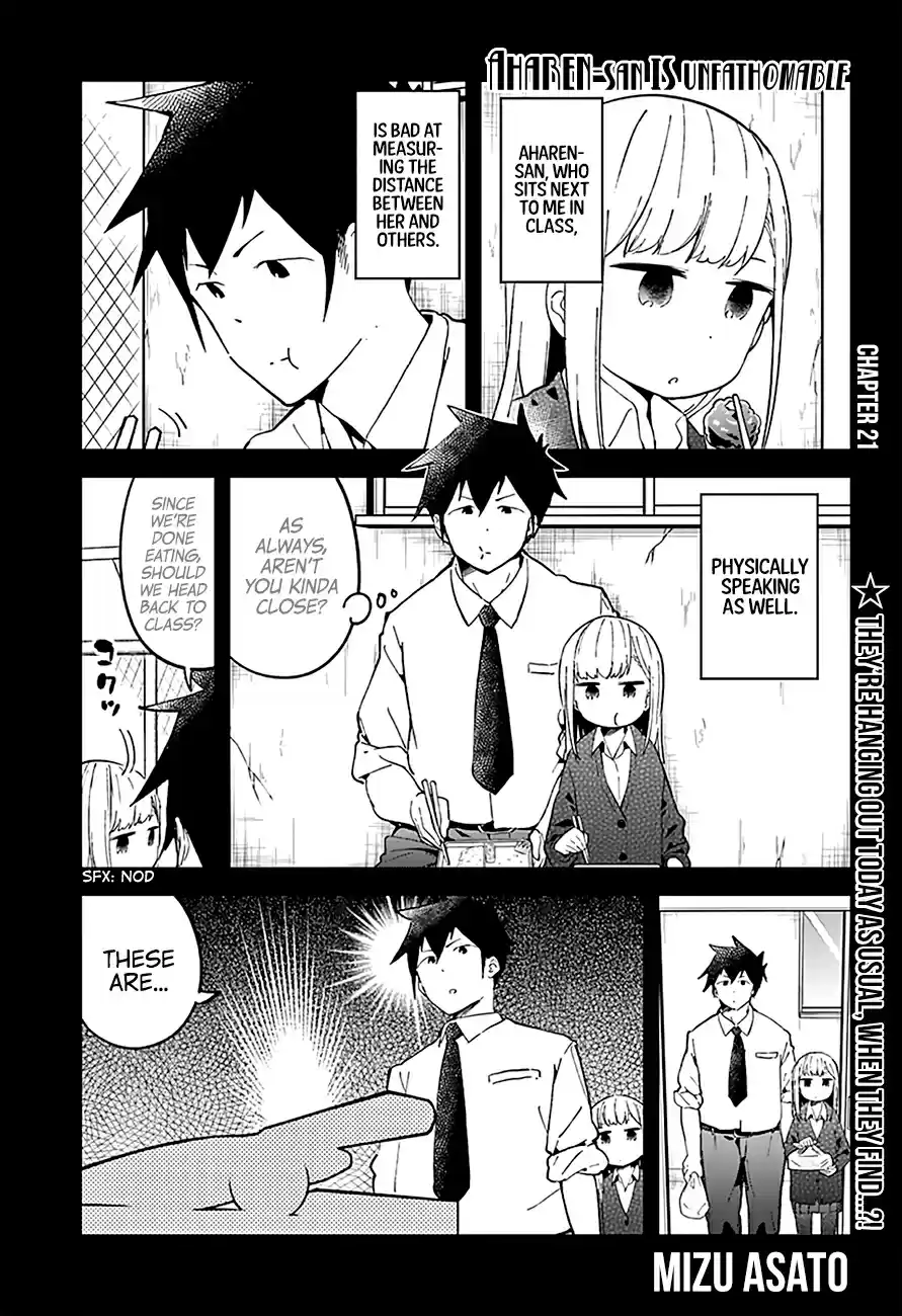 Aharen-san wa Hakarenai Ch.21