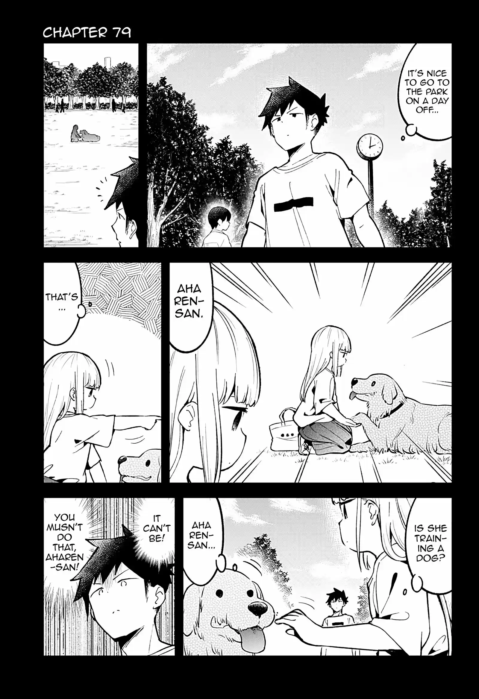 Aharen-san wa Hakarenai ch.79
