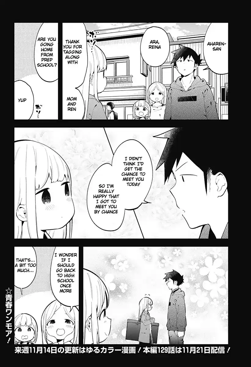 Aharen-San Wa Hakarenai Chapter 128