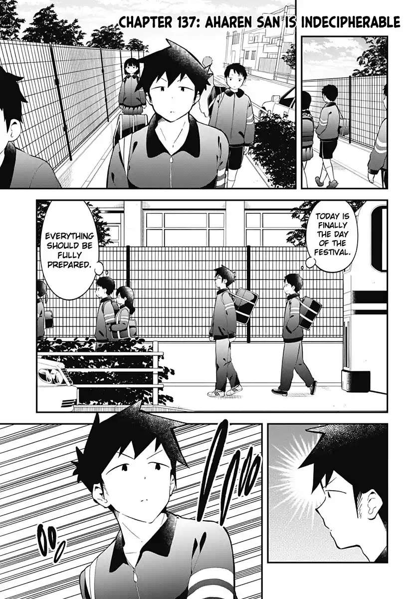Aharen-San Wa Hakarenai Chapter 137