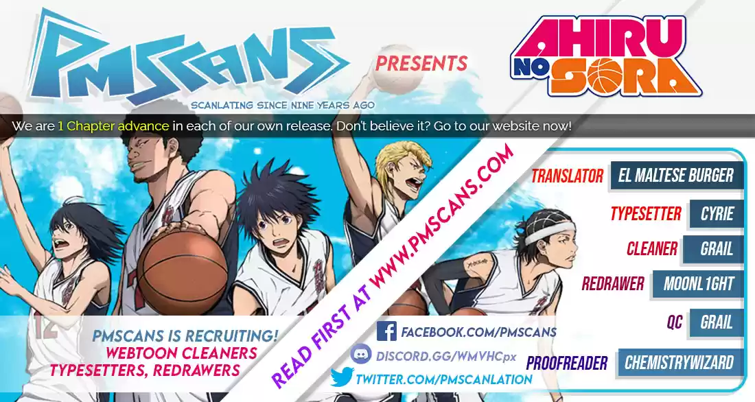 Ahiru no Sora Vol. 20 Ch. 148.2 Hotshot