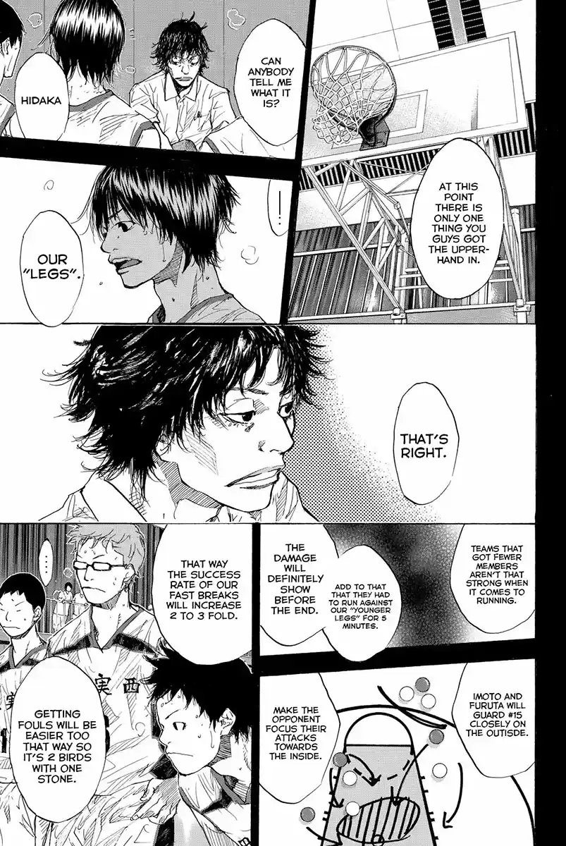 Ahiru no Sora Vol. 22 Ch. 160.1 Six Men's Match