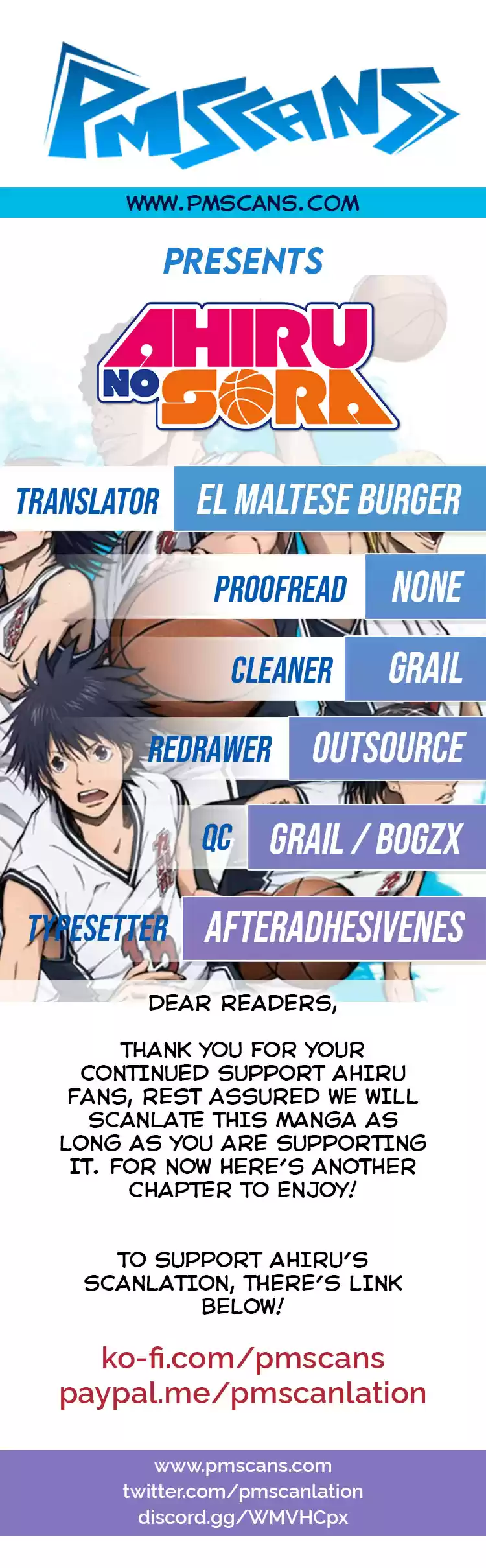 Ahiru no Sora Vol. 22 Ch. 162.2 Summer Move On