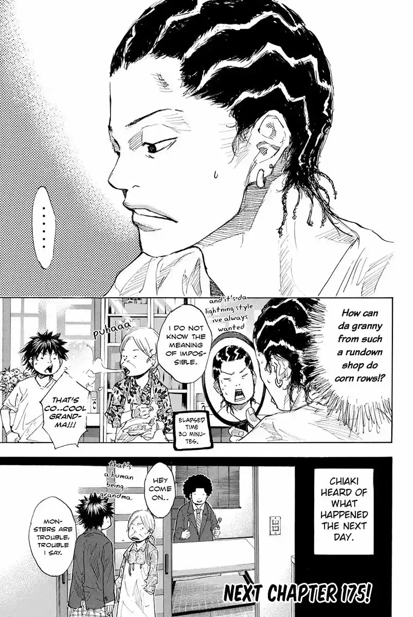 Ahiru no Sora Vol. 24 Ch. 174 Lightning