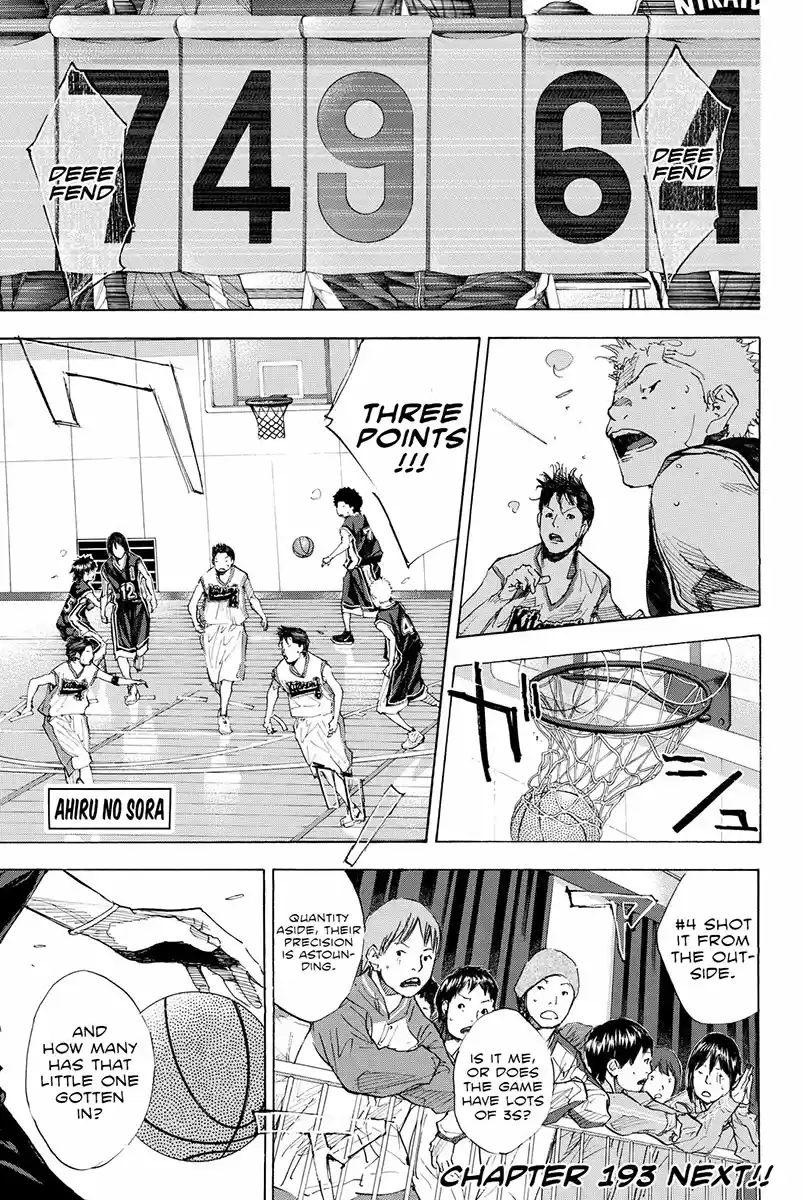 Ahiru no Sora Vol. 26 Ch. 192 Deep Impact IV