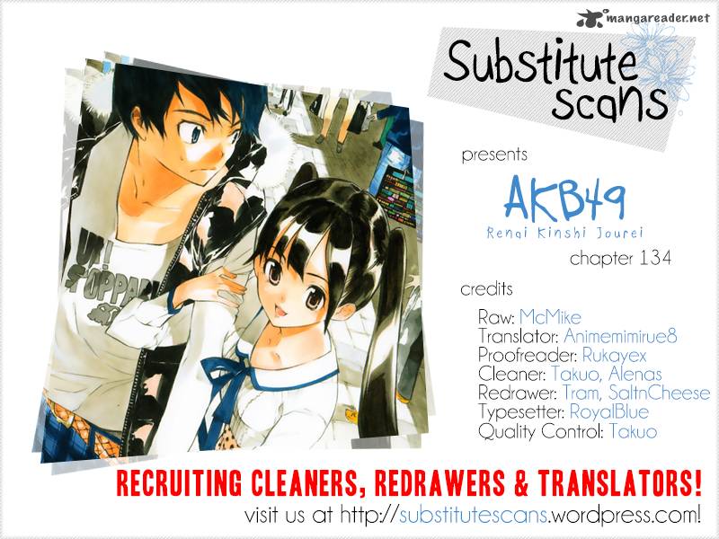 AKB49 - Renai Kinshi Jourei 134