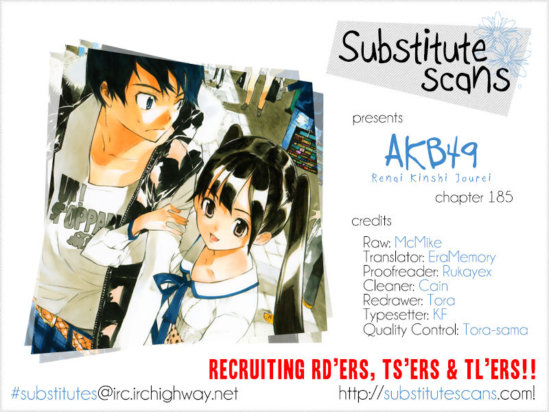 AKB49 Renai Kinshi Jourei 185